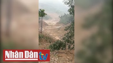 Quảng Ngãi: Nhiều vụ sạt lở núi và lũ bùn ở huyện Sơn Tây