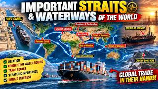 Full 🌍 World's Most Important Straits & Canals 🚢 | Global Trade & Strategic Chokepoints | UPSC BPSC Update