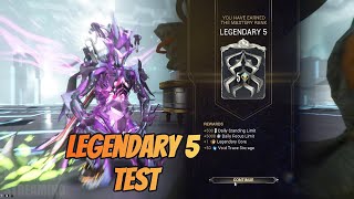 Warframe Mastery Rank Legendary 5 Test | Hack on