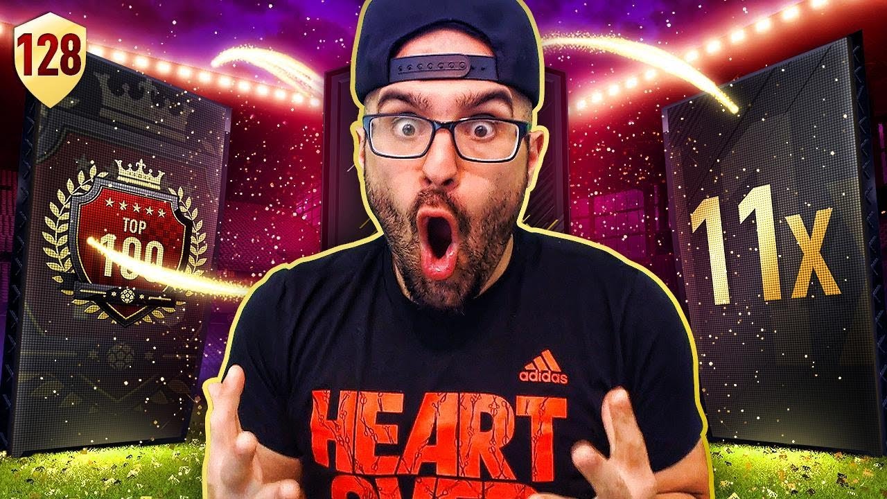 800,000 COINS MADE! MY TOP 100 REWARDS PACK! FIFA 18 Ultimate Team Road To Fut Champions #128 RTG