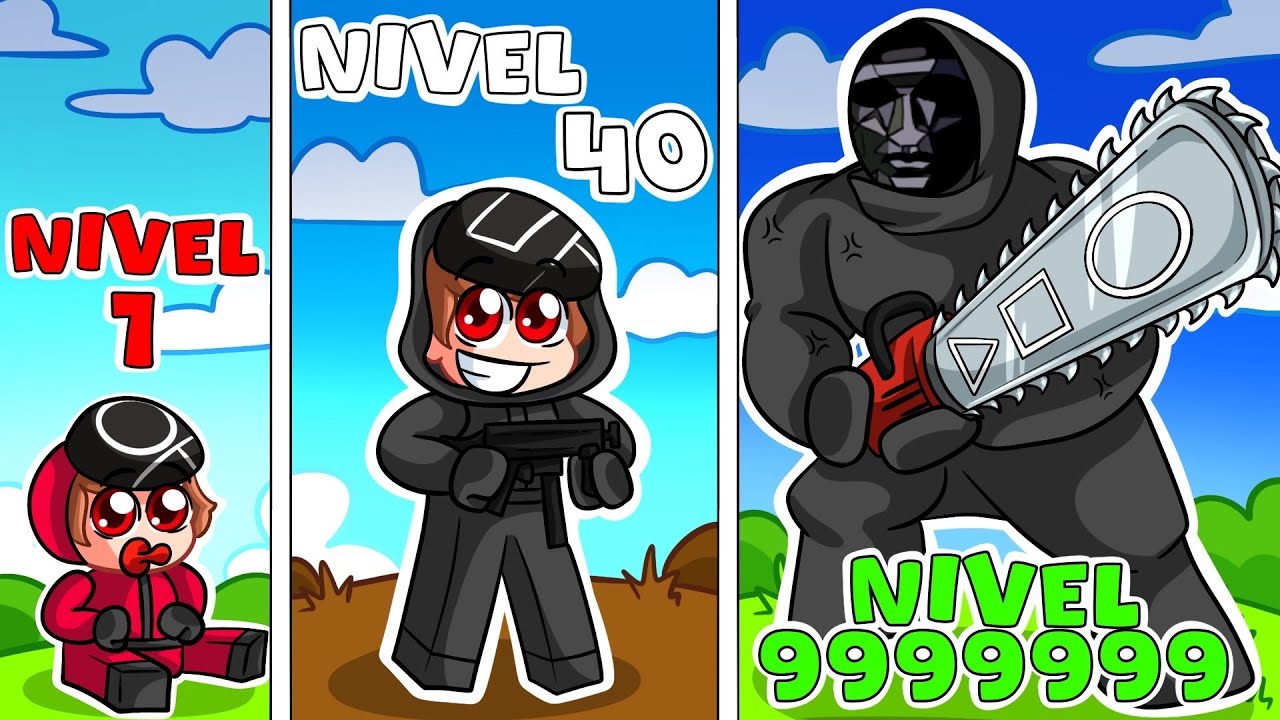 Evolucioné como el FRONTMAN de SQUID GAME en Roblox!