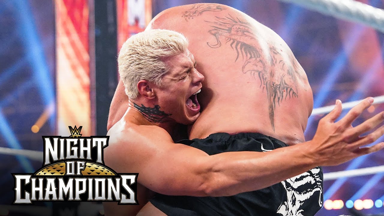 Cody Rhodes battles through the pain against Brock Lesnar WWE Night of