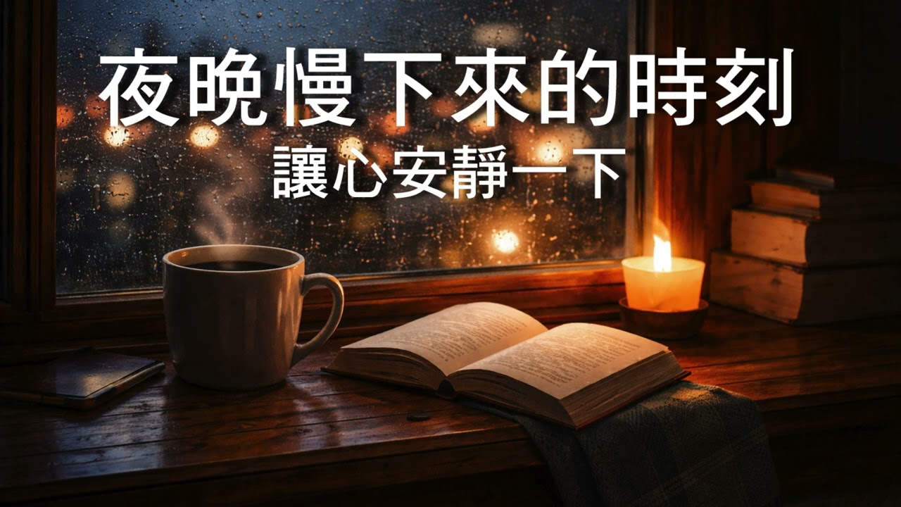 夜晚慢下來的時刻｜讓心安靜一下