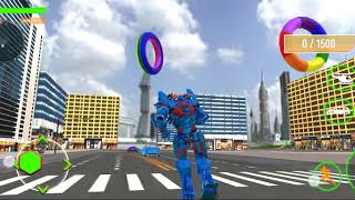 BUS ROBOT CAR TRANSFORMER WAR-POLICE ROBOT GAMES screenshot 4
