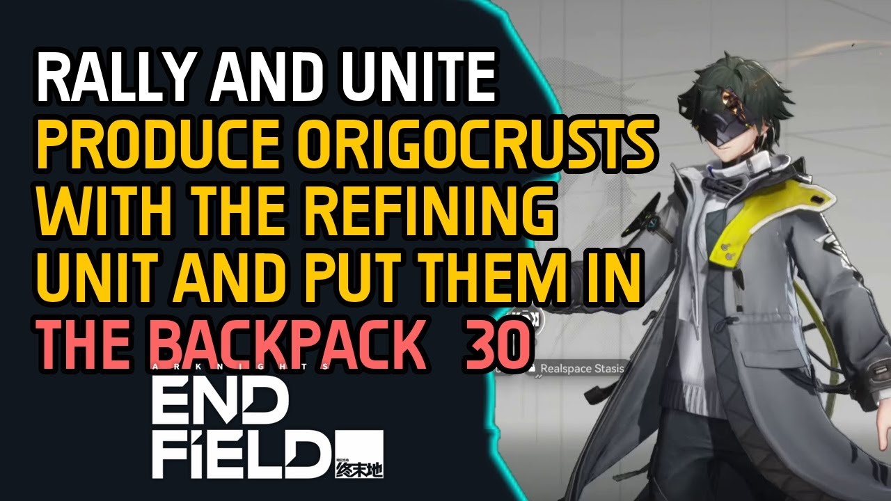 Rally and Unite Produce Origocrusts with the Refining Unit and put them ...