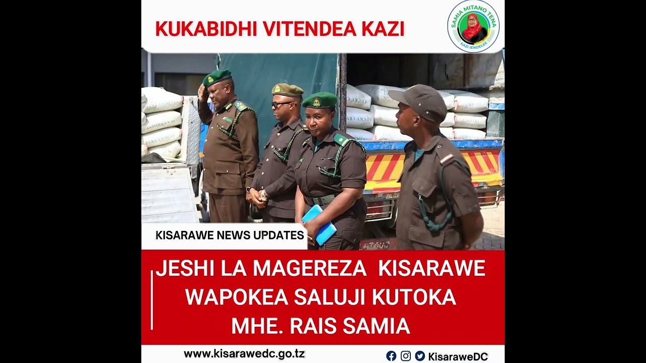 DC MAGOTI AKABIDHI SARUJI KWA JESHI LA MAGEREZA KISARAWE