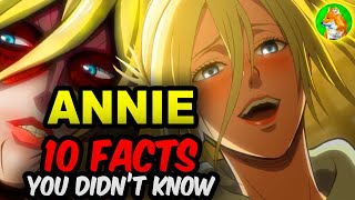 10 Annie Leonhardt Facts You Didn’t Know! Attack on Titan Anime Facts