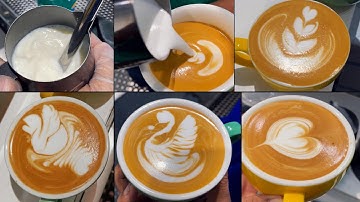 How to Make Latte Art Designs with Milk Steaming (Tutorial 2025) | Step-by-Step Guide to Beginners