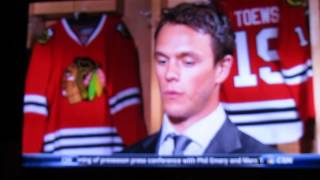 Toews and Kane CSN Interview - First Part