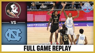 Florida State vs. North Carolina Full Game Replay | 2024 ACC Men’s Basketball Tournament
