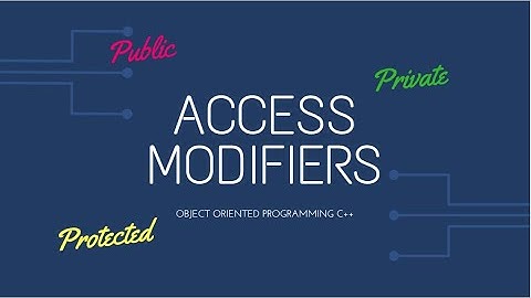Access Modifiers in Tamil