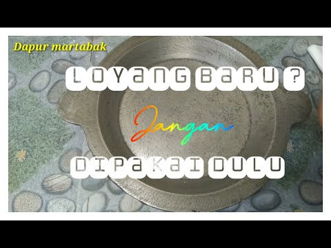 Cara Mudah Membersihkan Loyang Martabak Baru Youtube