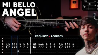 Mi Bello Ángel - Natanael Cano (REQUINTO + ACORDES) GUITARRA Tutorial | CHORDS