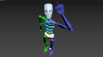 3D Max Biped Test Animation