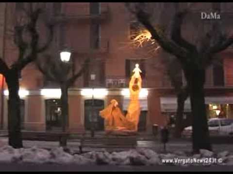 Presepe in sagome di legno di recupero - Montese di Alfredo Marchi