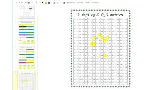 Easter Math - 4 digit by 2 digit division digital colour by number distance learning preview