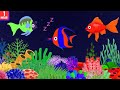 Calming Aquarium Night Lullaby  Gentle Fish🐠 Movements &amp; Soft Sleep Music🎼 for Deep Baby Relaxation