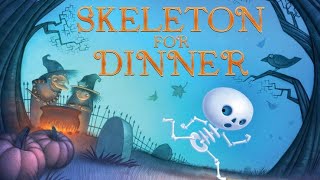 📚Skeleton for Dinner, by Margery Cuyler, children’s Story, read aloud, with music and sound effects