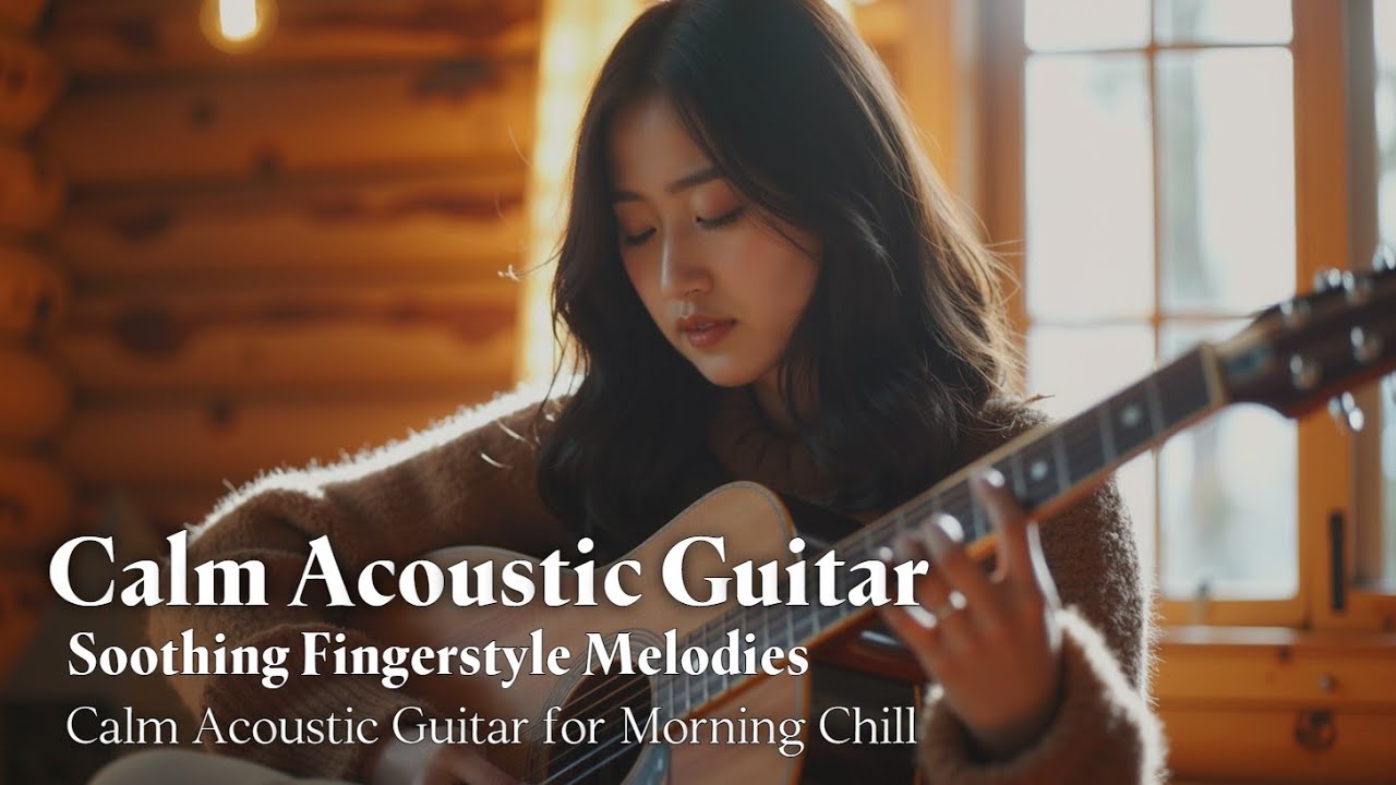 Спокойная Акустическая Гитара для Утреннего Чила ☀️ Успокаивающие Мелодии Фингерстайла и Отдыха