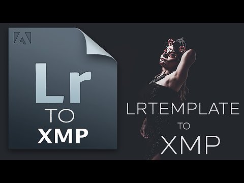Конвертировать из lrtemplate в xmp