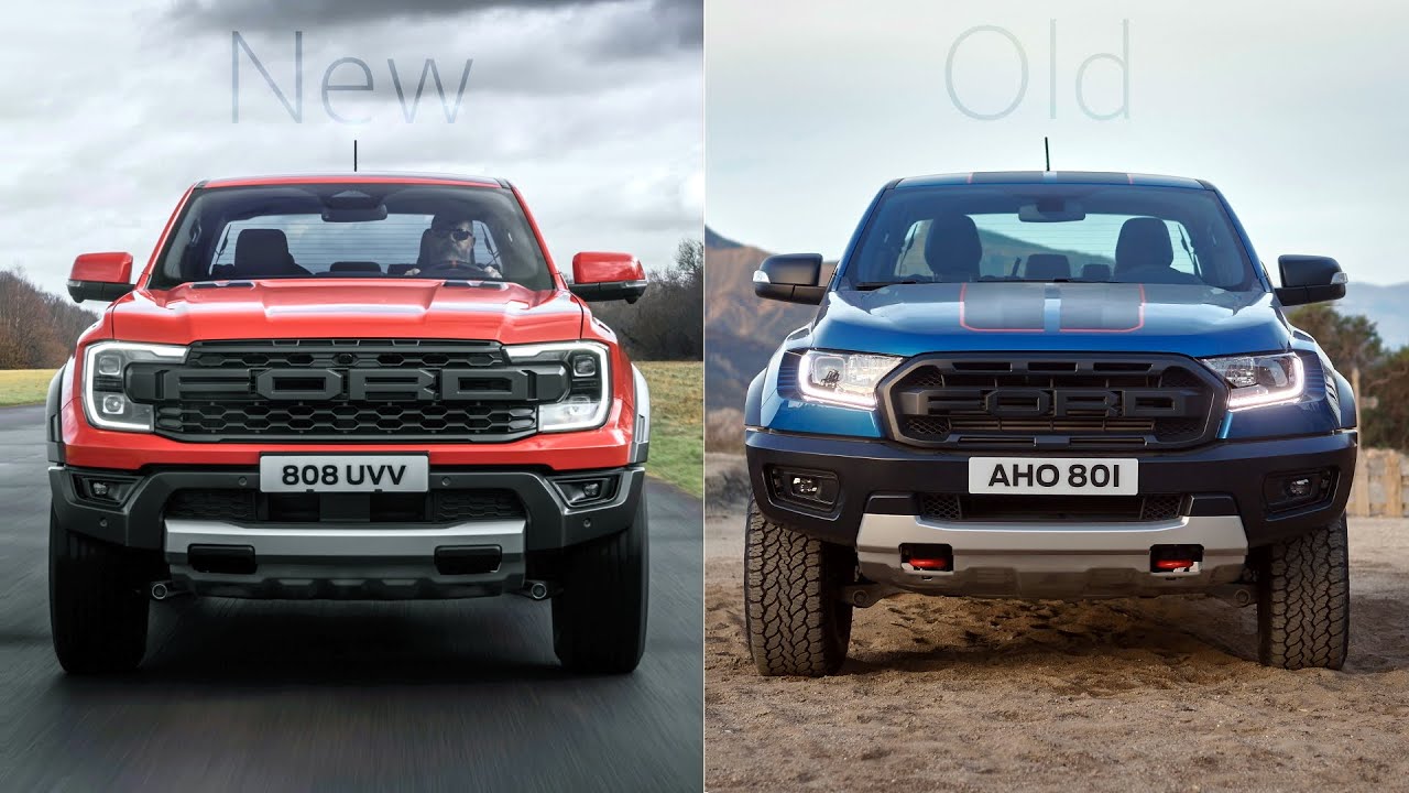 2022 Ford Ranger Raptor Vs Old Ford Ranger Raptor Youtube