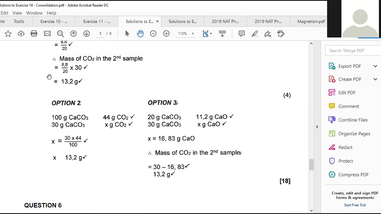 zoom Chemical change consolidation YouTube