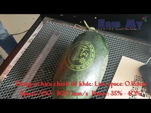 Video Máy laser khắc dưa hấu tết. Hotline: 0938 902 440 - youtube