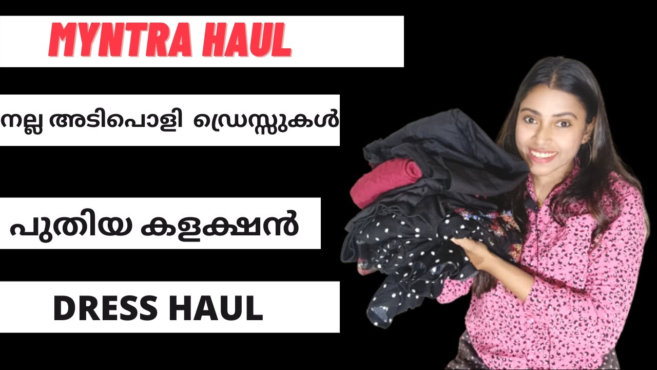 Myntra Haul Malayalam/ Myntra Online shopping review YouTube