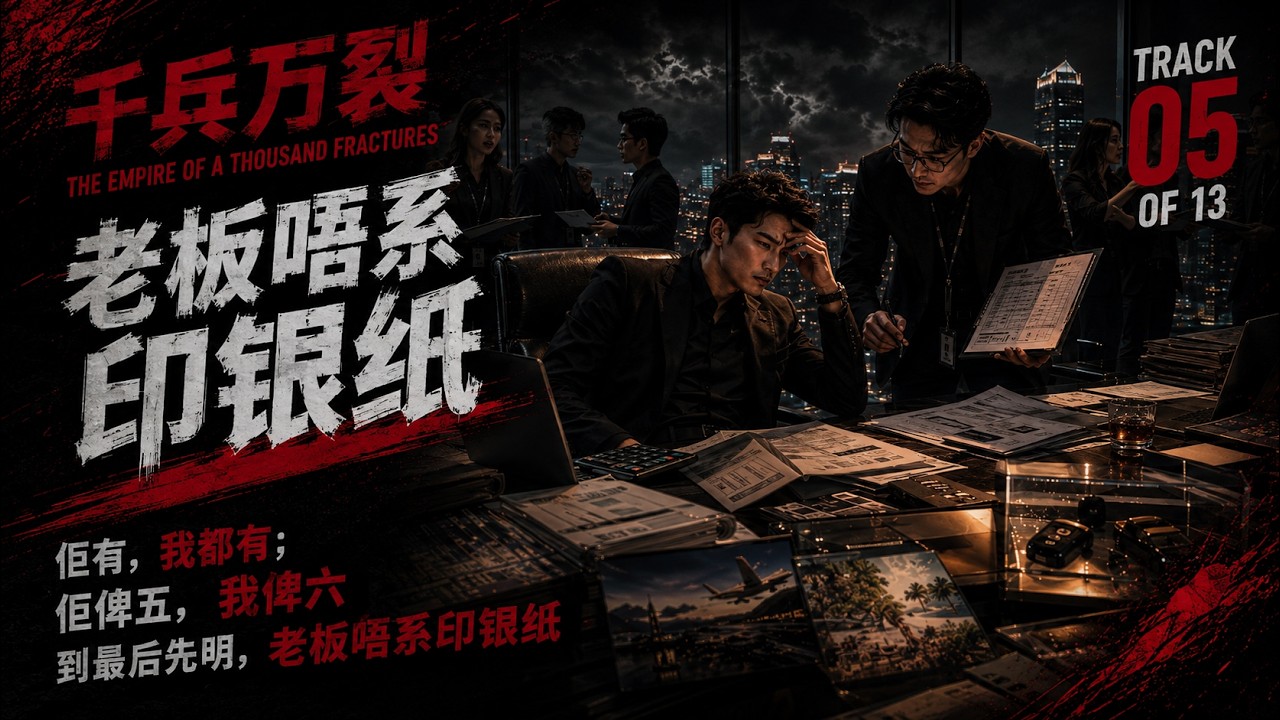 5. 《老板唔系印银纸》｜千兵万裂｜外面千兵万马，返到办公室先发现现金唔够