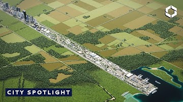 Inside The Line Project — A Linear City in Cities Skylines 2