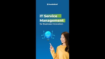Drive Business Innovation through IT Service Management 💡