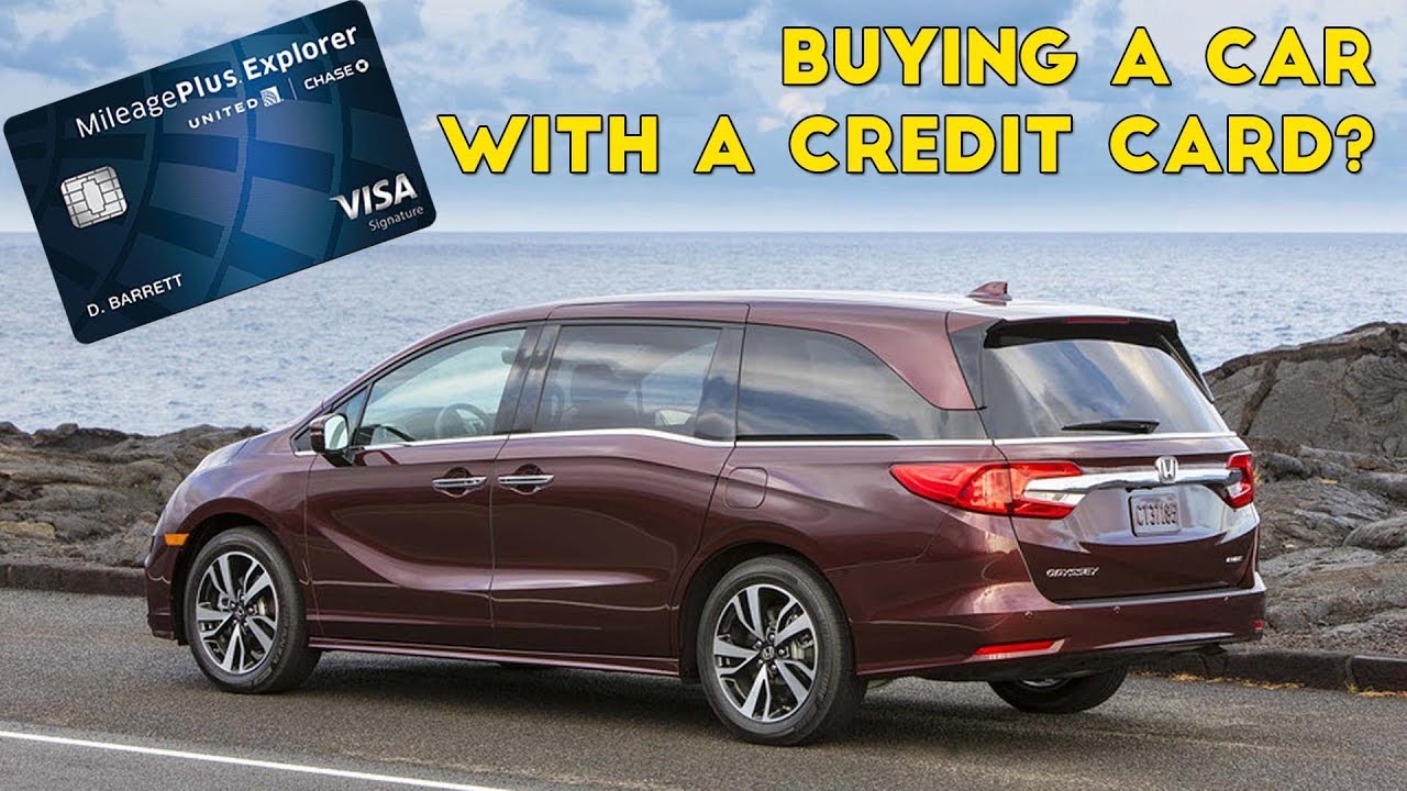 can i use a credit card to buy a car