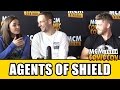 AGENTS OF SHIELD Interview - Elizabeth Henstridge, Nick Blood & Luke Mitchell