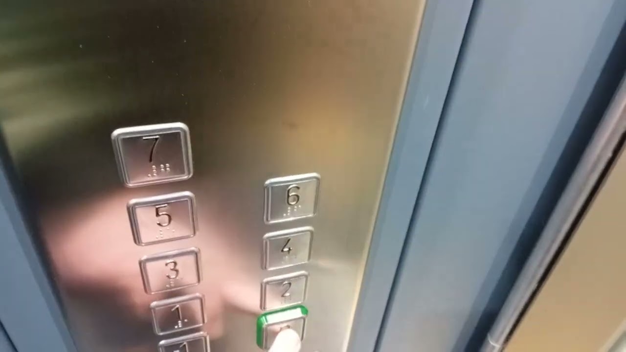 Jízda novým výtahem Schindler 2. zkouška