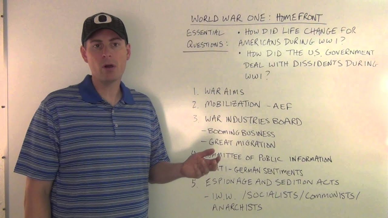 World War One Homefront - YouTube