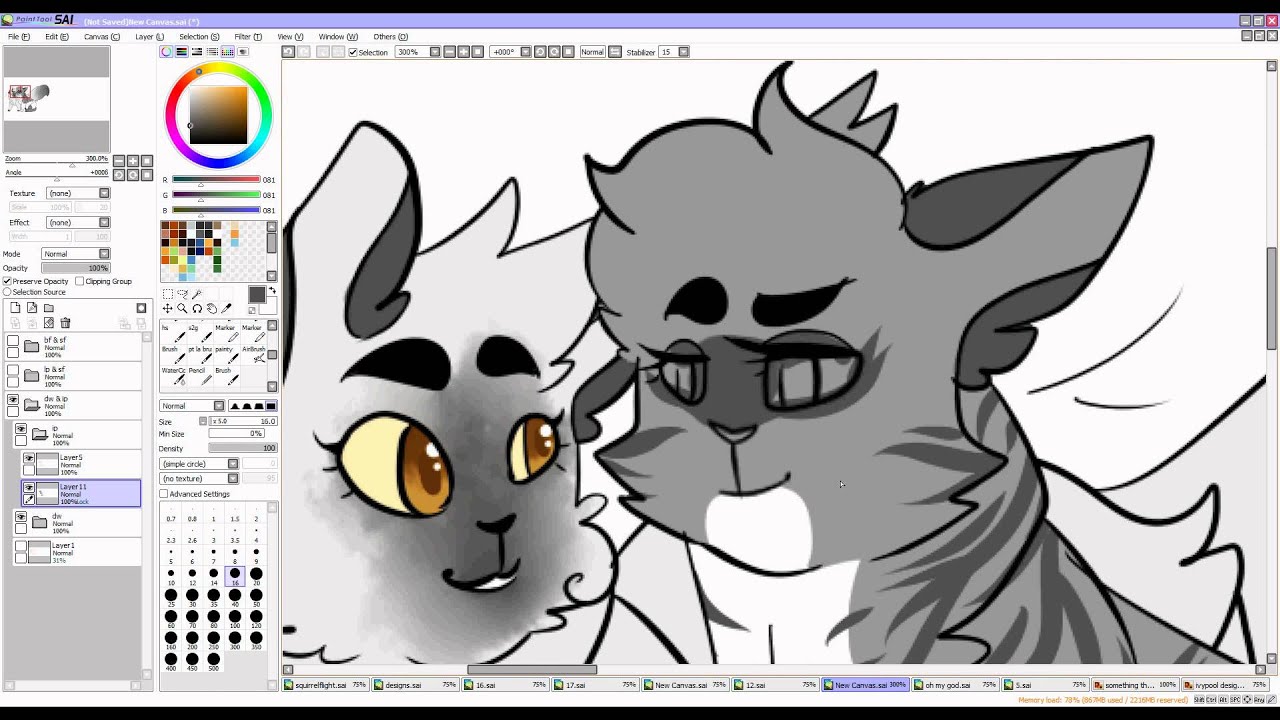 [warrior cats speedpaint] sista sista