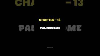 Java DSA: Strings Palindrome 🔥 | Check Palindrome String in Java | Easy DSA #Shorts
