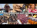 SHOPPING FOR MY BABY DEDICATION | FOLLOW US TO OKO MARKET #vlog