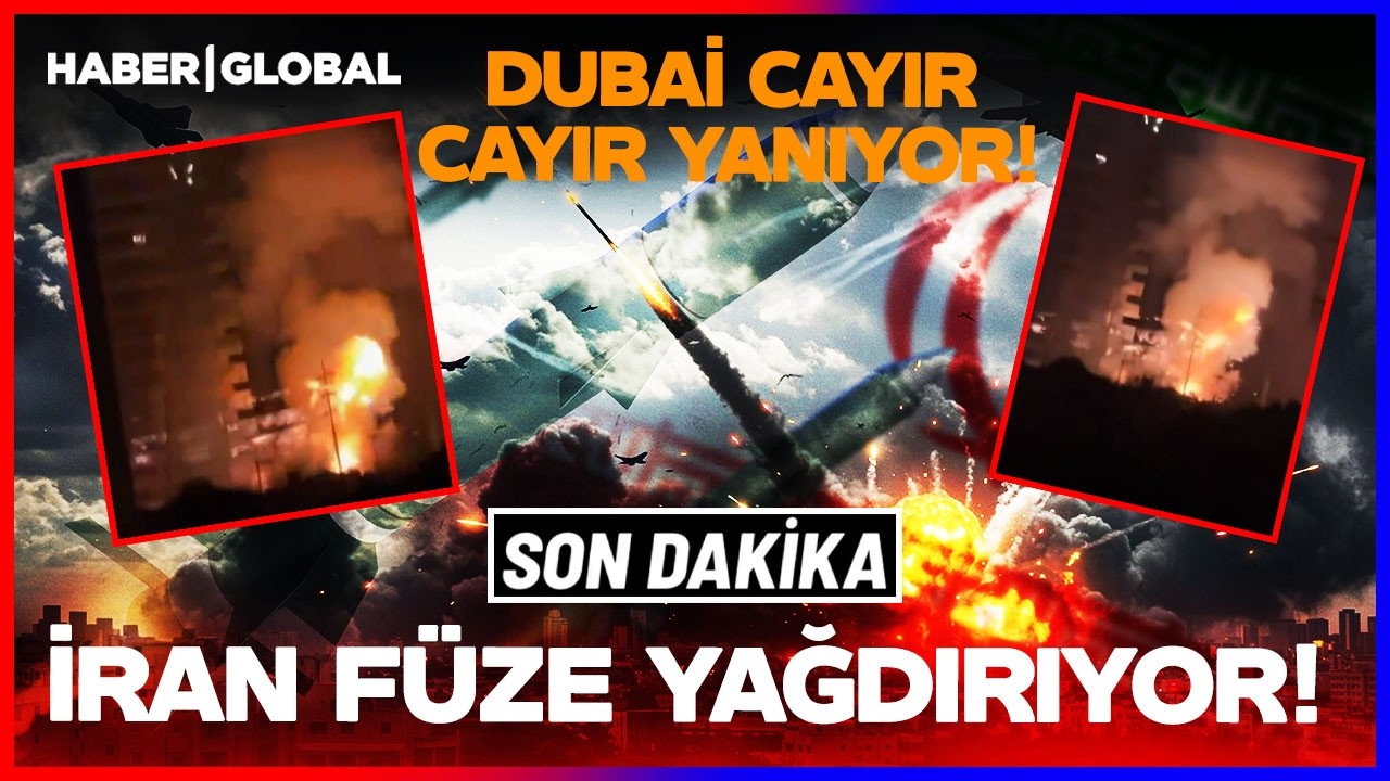 İŞTE O KORKUNÇ SANİYELER! KÖRFEZ'DE KIYAMET KOPTU! İran Vuruyor Dubai Cayır Cayır Yanıyor!