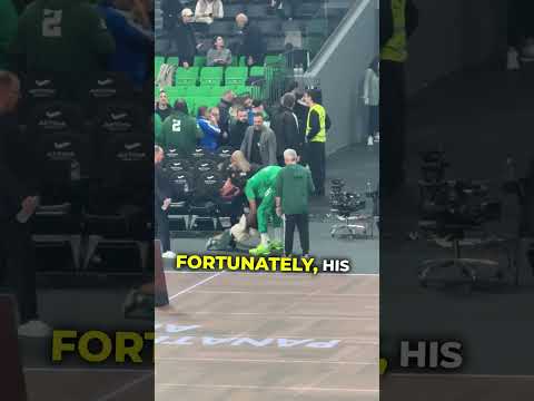 lil bro was out of control at NBA game 😂