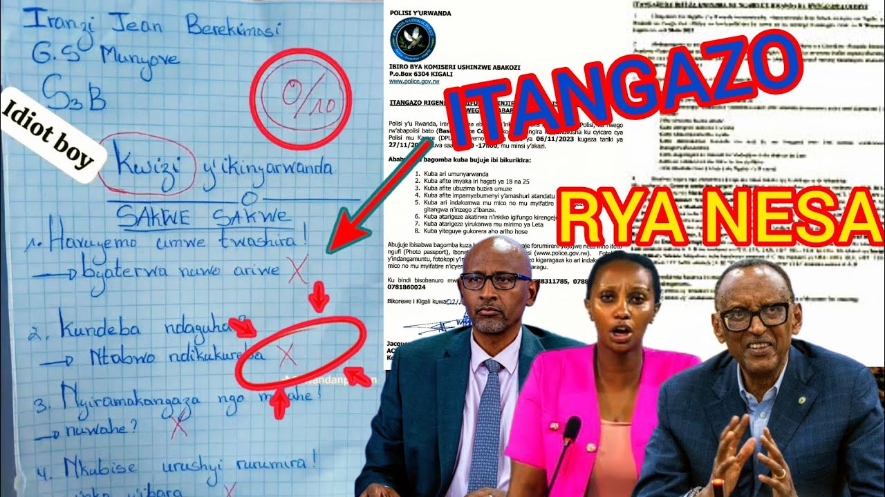 Itangazo Ry'ihutirwa U Rwanda Rwamaganye Abanyeshuri Babona Zero, NESA ...