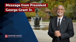 President George Grant Jr. message to Faculty and Staff