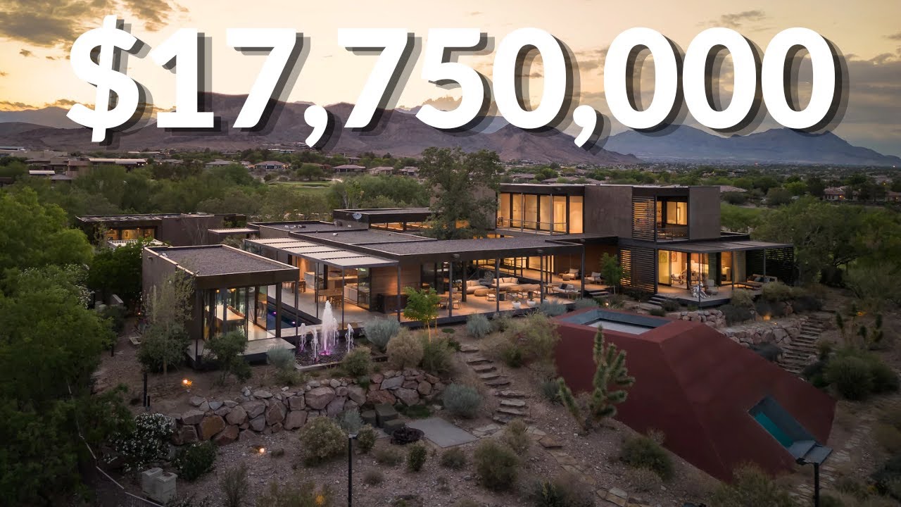 Inside a 17,750,000 MODERN Mansion With an Indoor Basketball Court