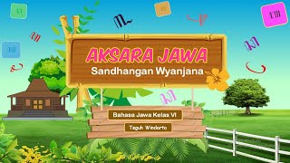 Bahasa Jawa Kelas 6 | Aksara Jawa Sandhangan Wyanjana