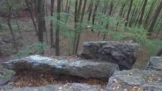 Macedonia Brook State Park - Kent, CT - Ridge Trail Rocks - 9-22-2017