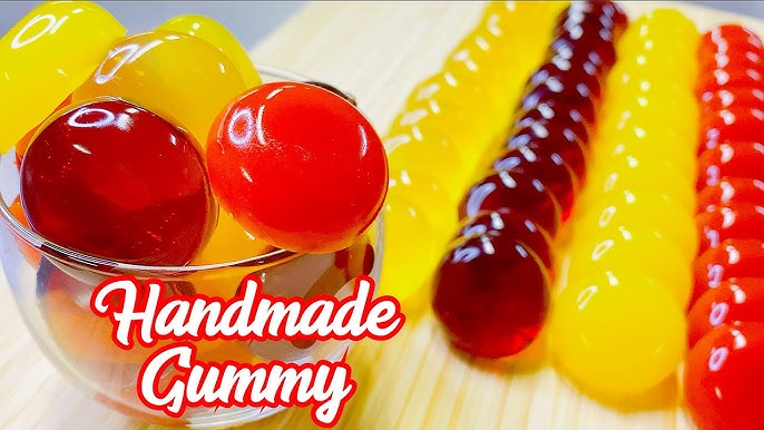 手作りカラフルグミの作り方 粉ゼラチンで簡単お菓子作り Youtube
