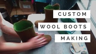 felted wool boots