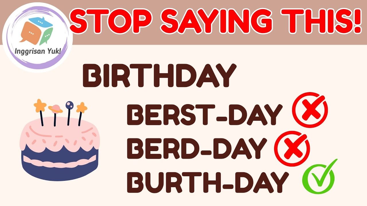 🗣️ “Stop Saying It Wrong! Common Mispronounced Words in Indonesia”