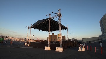 San Diego Opera La Bohème stage build time-lapse