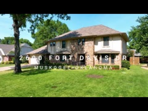 2600 Fort Davis Dr, Muskogee, OK home video tour